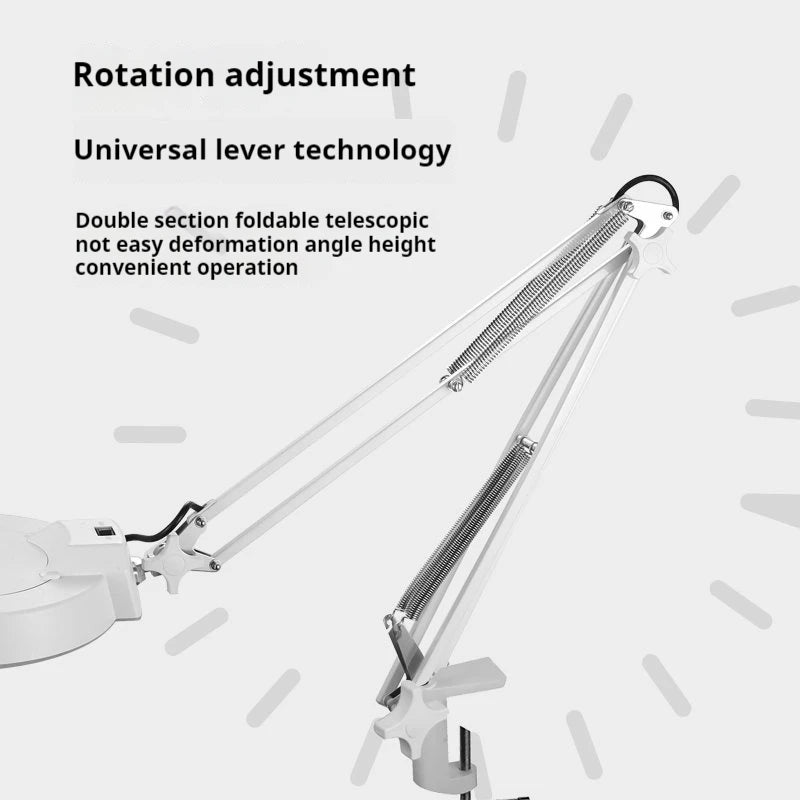 Clip On Led Light Magnifying Glass, Optical 30X High-Definition Lens, No Dizziness, Electronic Maintenance and Beauty Peaceful Pleasures Health and Wellness
