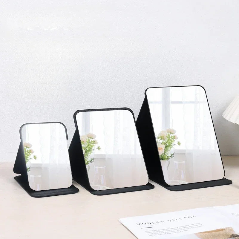 Portable Tri-Fold Desktop Makeup Mirror | Freestanding Vanity