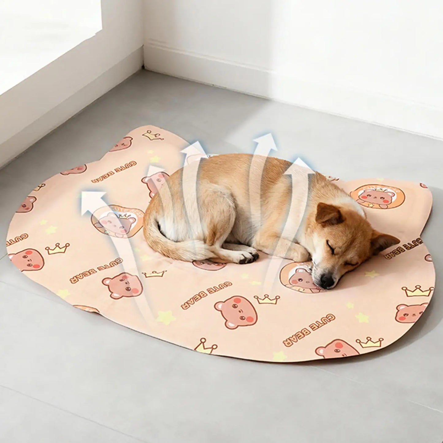 Cat Cooling Mat Summer Dog Resting Pad Gel Filled Kitten Cooling Mat For Indoor Living Room Bedroom Windowsill Road Trip Peaceful Pleasures Health and Wellness