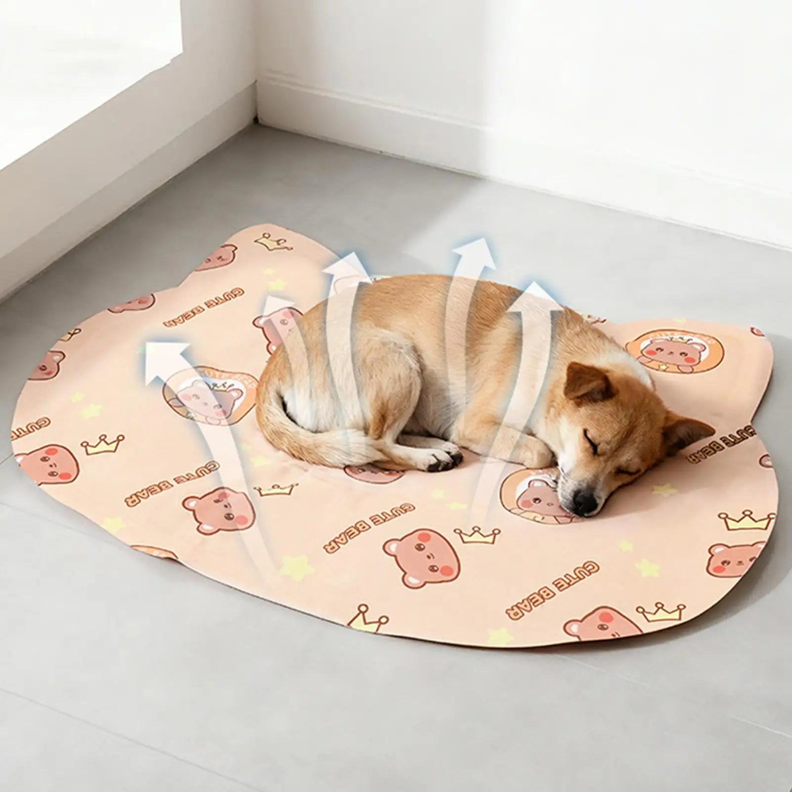 Cat Cooling Mat Summer Dog Resting Pad Gel Filled Kitten Cooling Mat For Indoor Living Room Bedroom Windowsill Road Trip Peaceful Pleasures Health and Wellness
