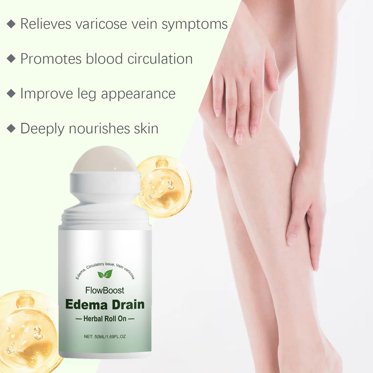 Varicose Vein Relief Roller – Reduce Spider Veins & Swelling