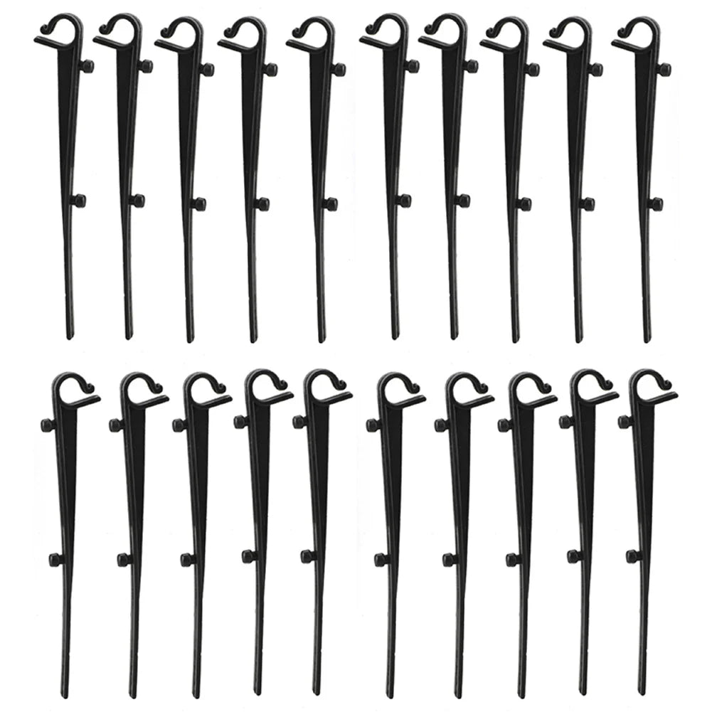 Gutter Clips Keep Gutters Clean Brush 20pk Black Gray Plastic Fixing