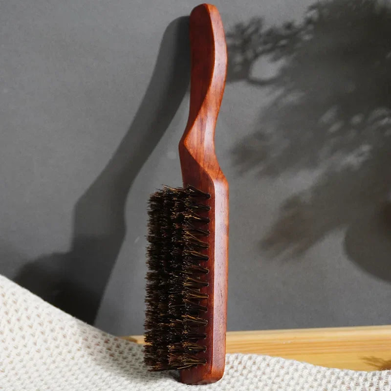 Boar Bristle Detangling Hair Brush – Curl Defining Comb
