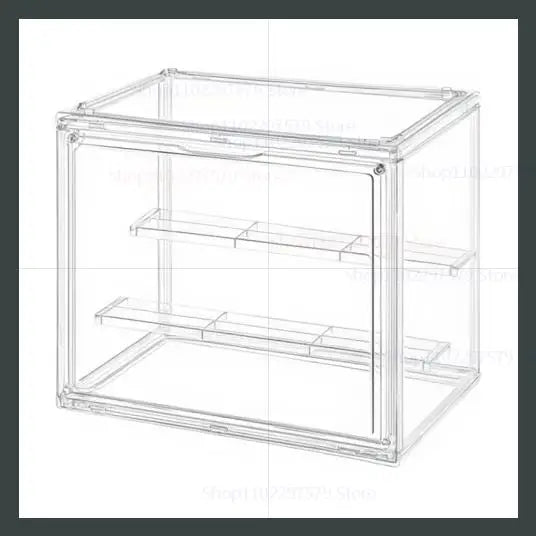 1pc Three Layer Acrylic Display Rack Transparent Ladder for Anime Car Model Blind Box Jewelry Storage and Organization Peaceful Pleasures Health and Wellness Transparent