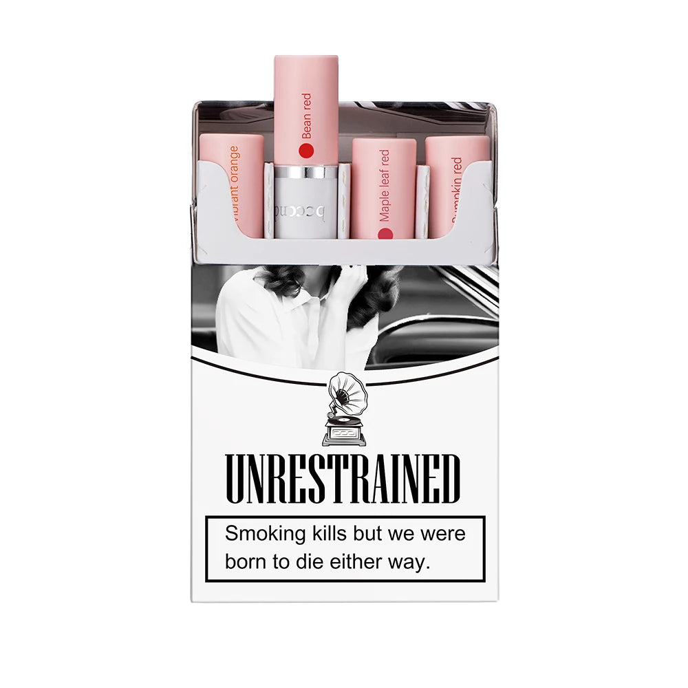 Colors Cigarette Lip Gloss Set Velvet Matte Waterproof Long-lasting Lip Non-Stick Cup Cigarette Lipstick Makeup For Women Peaceful Pleasures Health and Wellness
