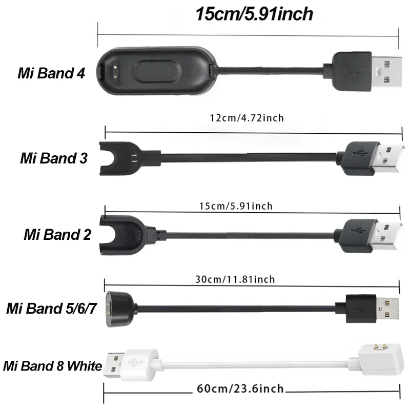 USB Magnetic Charger for Xiaomi Smart Band & Redmi Watch