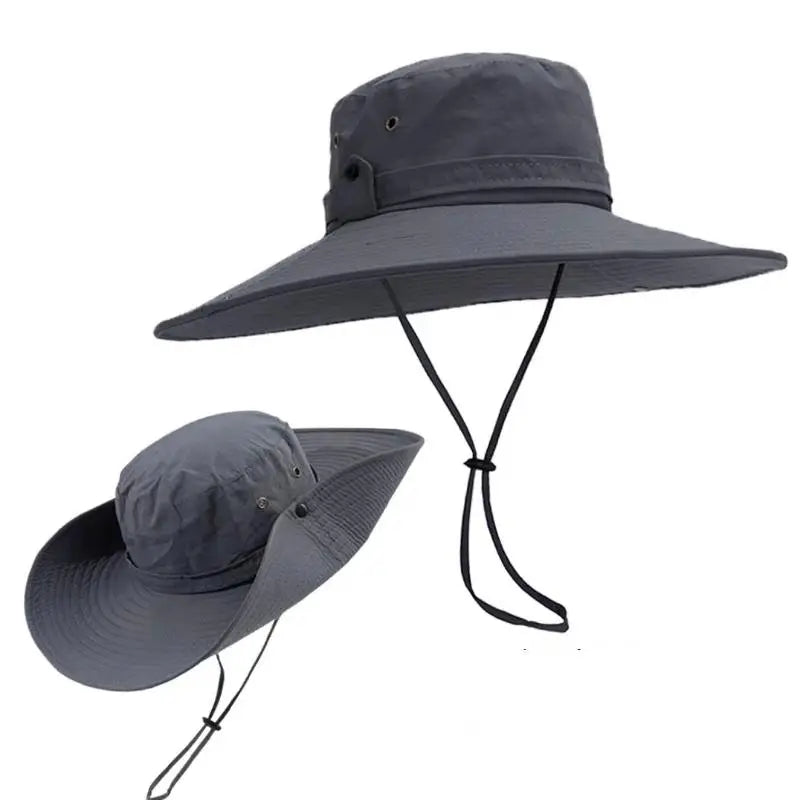 Faux Suede Western Cowboy Hat | Unisex Wide Brim Fedora