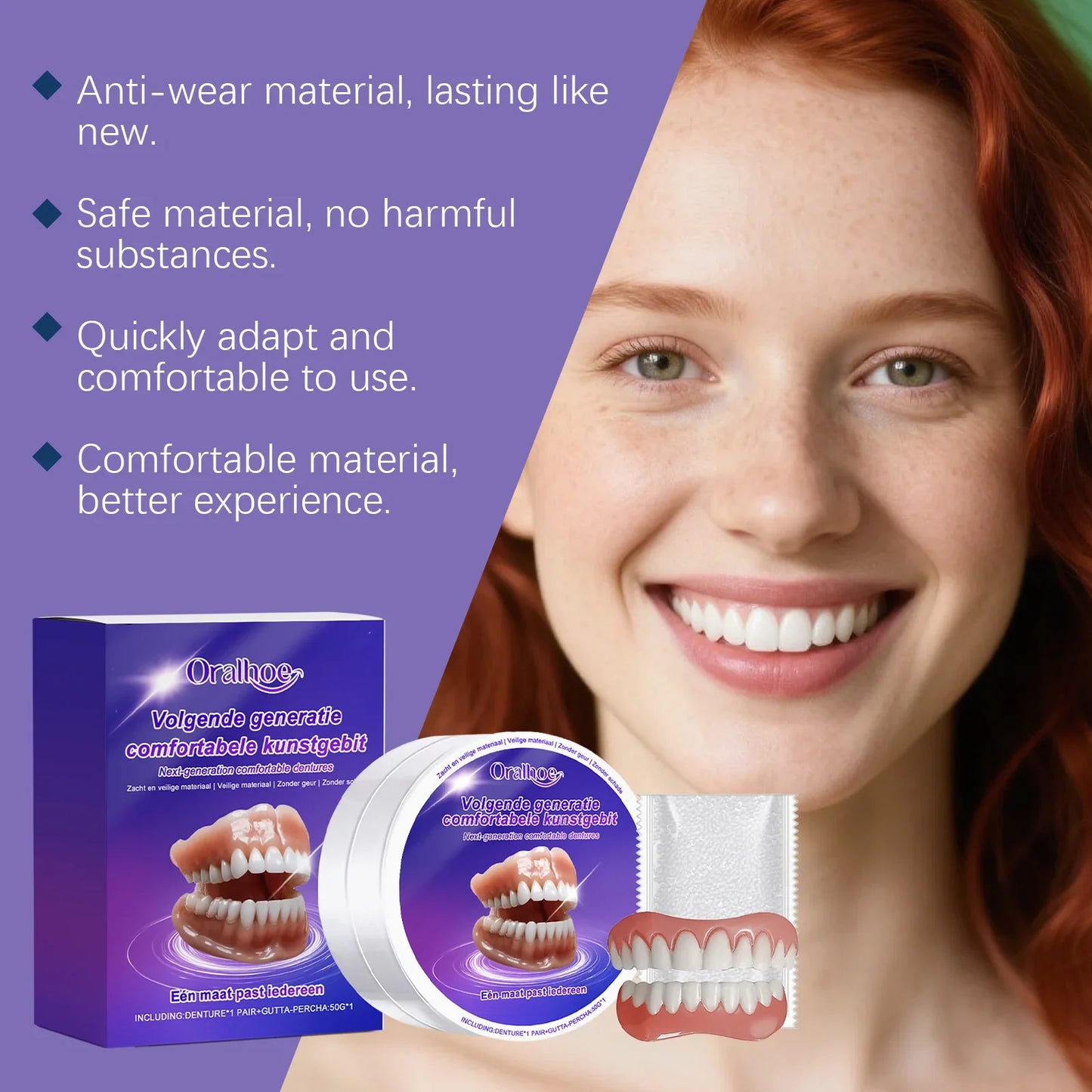 Denture Prosthetic Set – Comfortable, Lightweight & Secure Fit