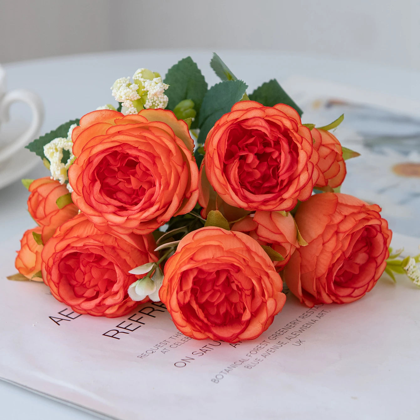 Silk Peony Artificial Flowers – Wedding & Home Decor