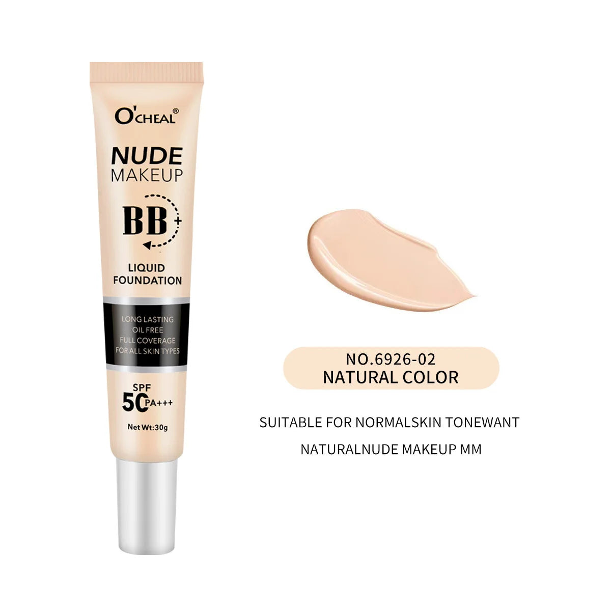 BB Cream SPF50 PA++++ Foundation Primer – Waterproof & Brightening