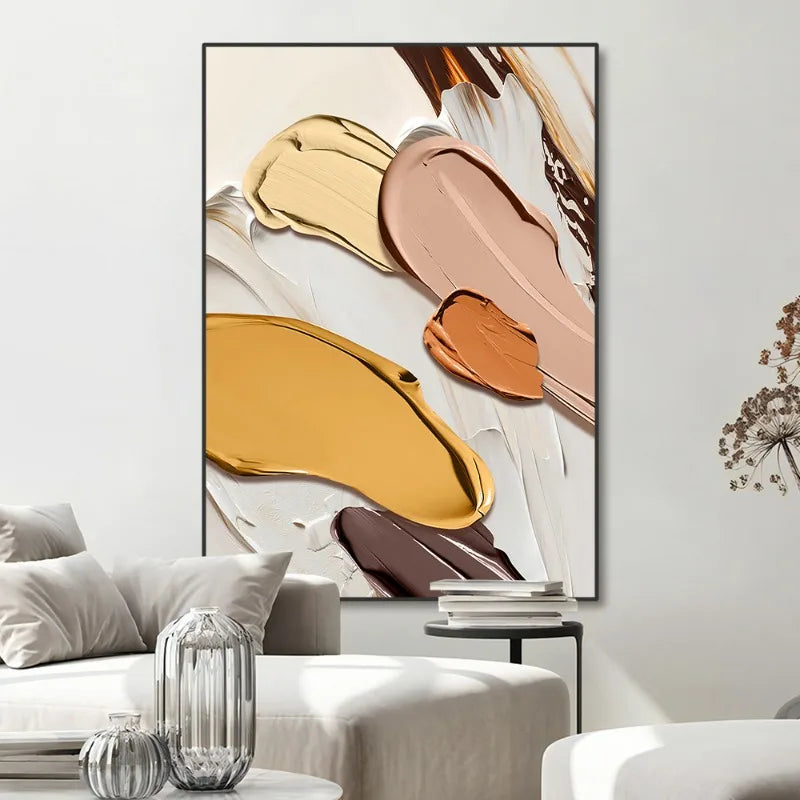 Art Oil Painting Printed Poster No Framed Poster Kraft Club Bar Canvas Vintage Poster Wall Art Painting Bedroom Study Stickers Peaceful Pleasures Health and Wellness