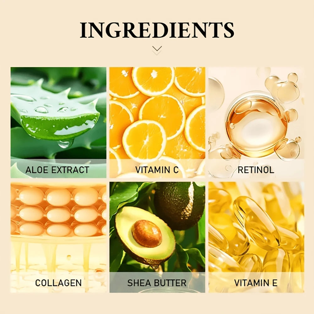 Collagen Advanced Retinol cream, rich in aloe vera leaf and shea butter, easy to absorb, delicate and moisturizing Peaceful Pleasures Health and Wellness