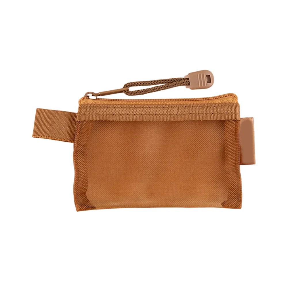 Mini Zipper Mesh Bag – Nylon Pouch for Travel & Everyday Storage