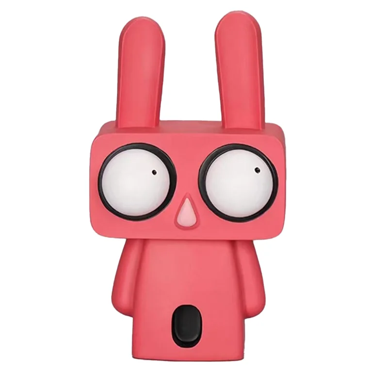 Y51A-Resin Big Eyes Rabbits Sculptures Cartoon Statue Home, Office, Bedroom Figurines B Peaceful Pleasures Health and Wellness