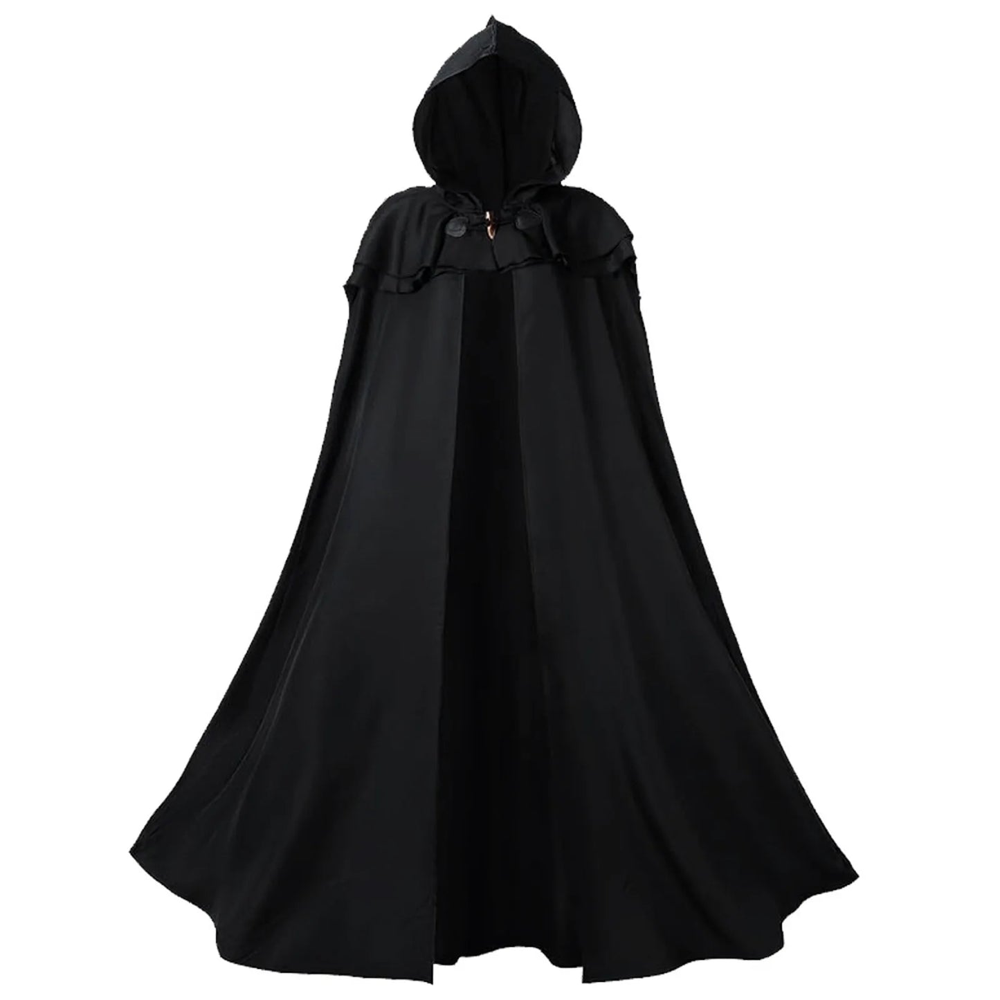 Medieval Hooded Cloak Cape – Gothic Knight Cosplay Robe Coat
