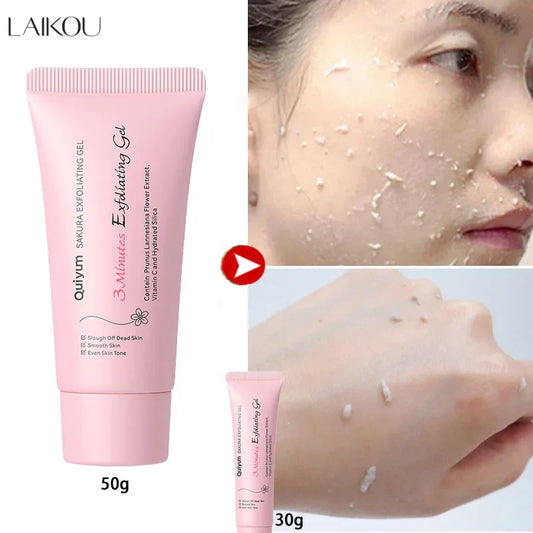 LAIKOU Sakura Exfoliating Peeling Gel Face Scrub 30g/50g Facial Exfoliating Gel Oasis Select