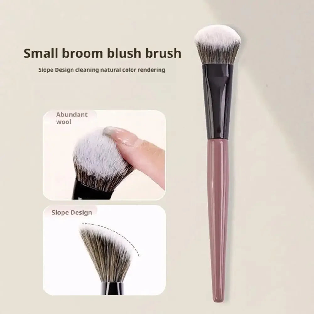 Professional Makeup Brush 1/2PCS, Angled Powder Brush for Flawless Makeup Application,Premium Synthetic Foundation & Blush Brush Peaceful Pleasures Health and Wellness 1pc