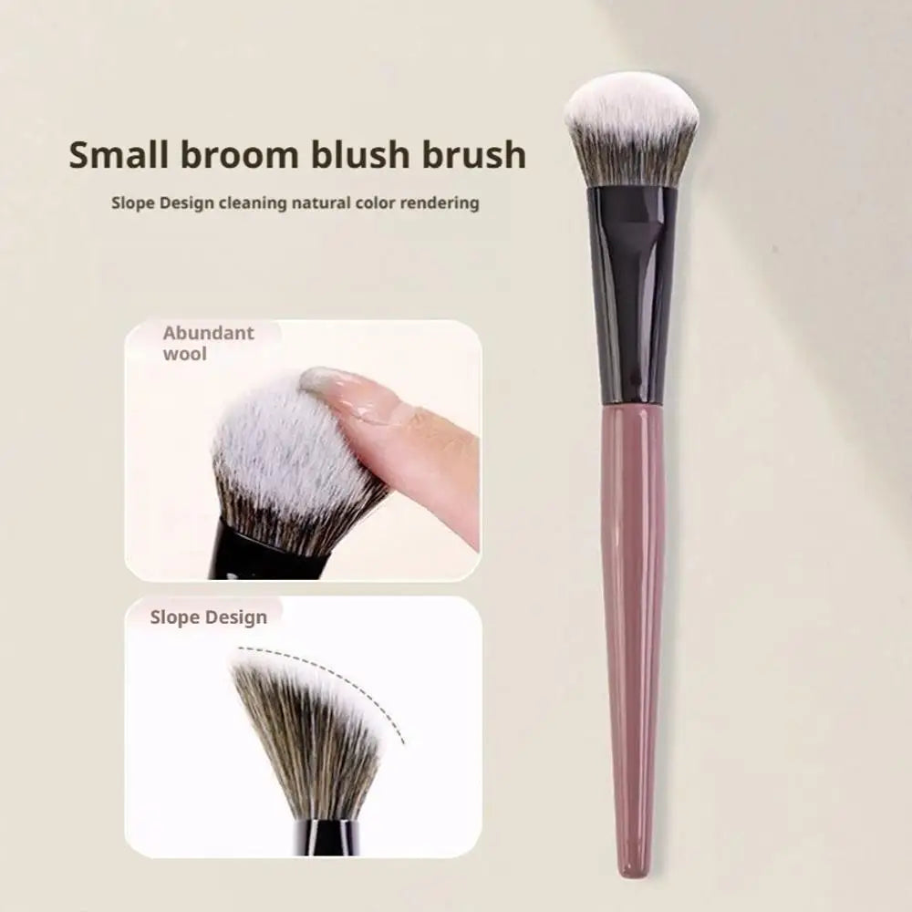 Angled Powder Blush Brush – Soft Synthetic Makeup Brush
