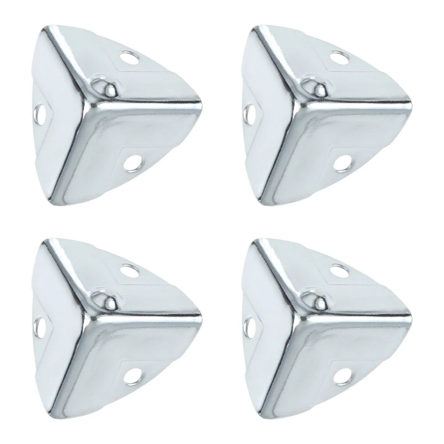 4Pcs Metal Corner Protectors for Tool Box, Flight Case & Luggage