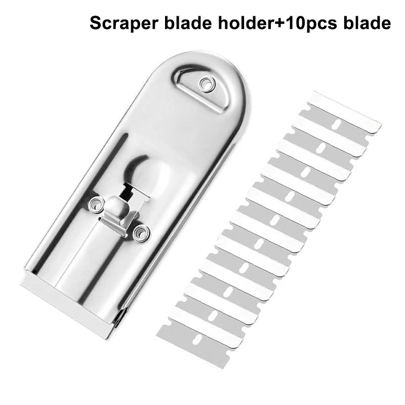 Stainless Steel Scraper Tool – Glass, Tile & Paint Removal Cleaning Scraper Tool Peaceful Pleasures Health and Wellness A3