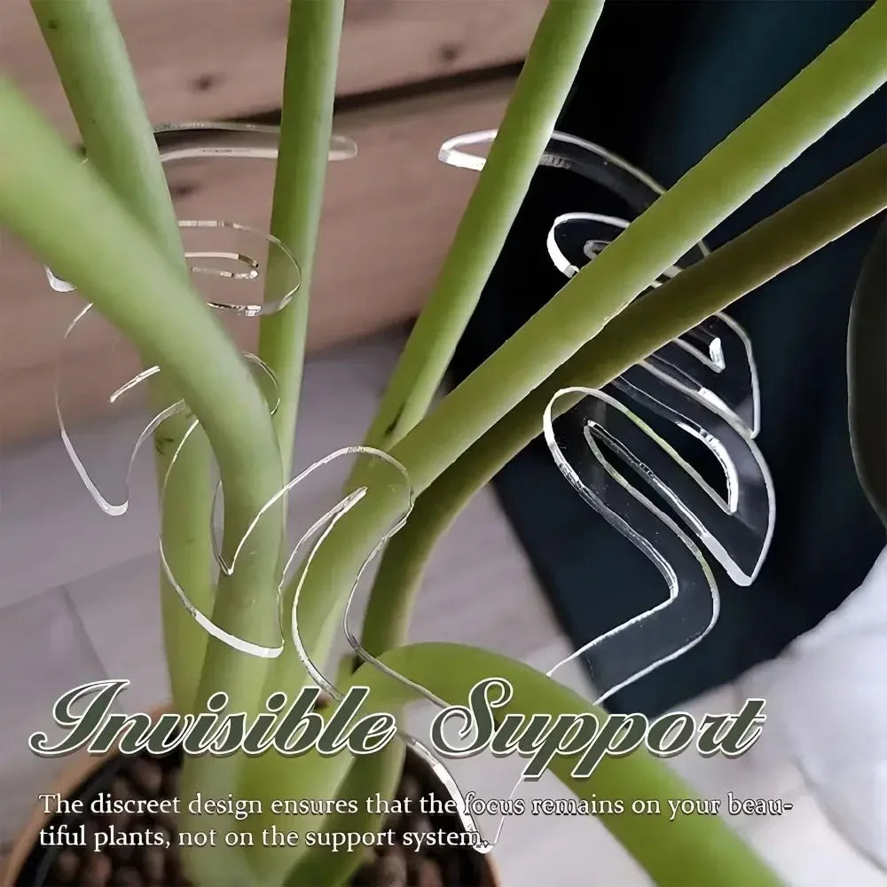 Turtle Shell Bamboo Clamp Plant Stem Support Clips | Reusable