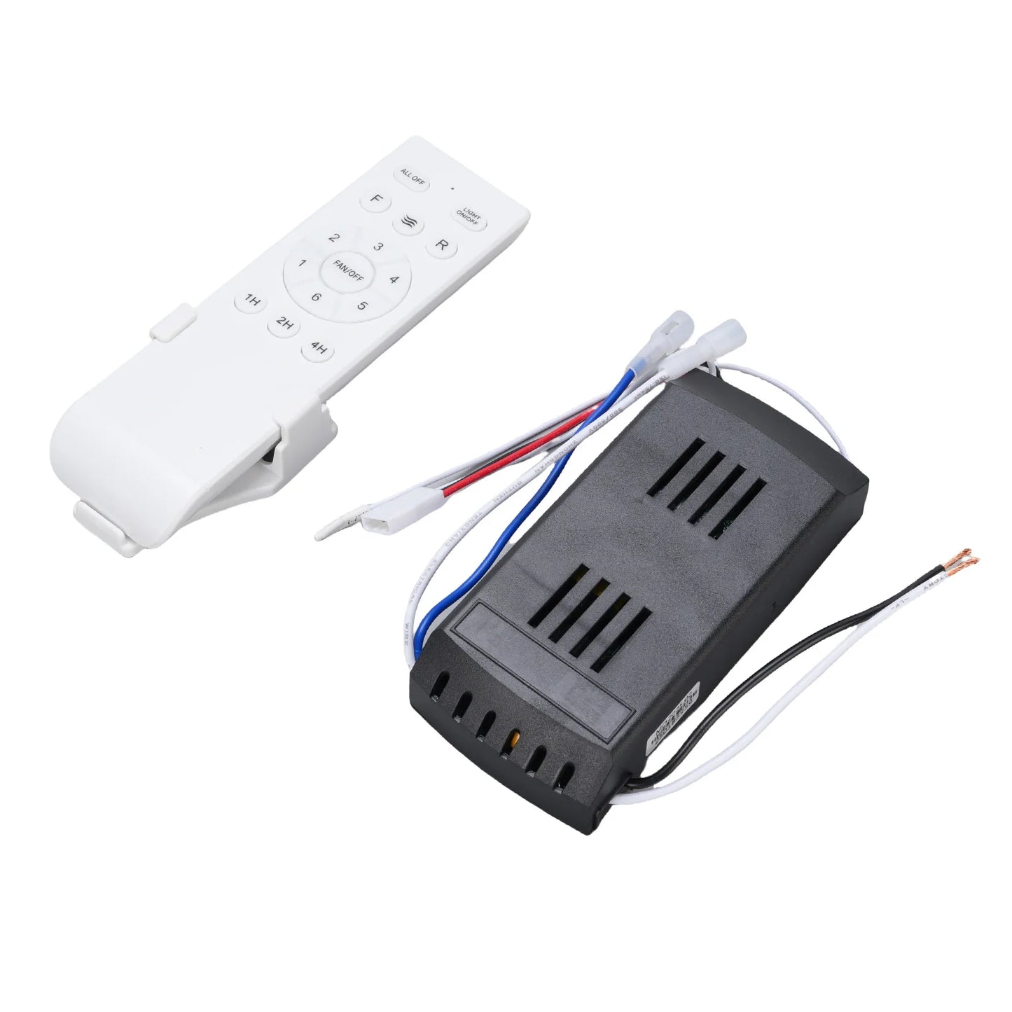 Ceiling Fan Controller Receiver 6 Speeds Ceiling Fan Light Remote Control Kit Long Distance Timer for Replacement Peaceful Pleasures Health and Wellness