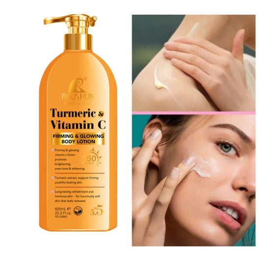 ROUSHUN Turmeric Vitamin C SPF50 Sunscreen Body Lotion 2-in-1 Sunscreen Body Lotion Oasis Select