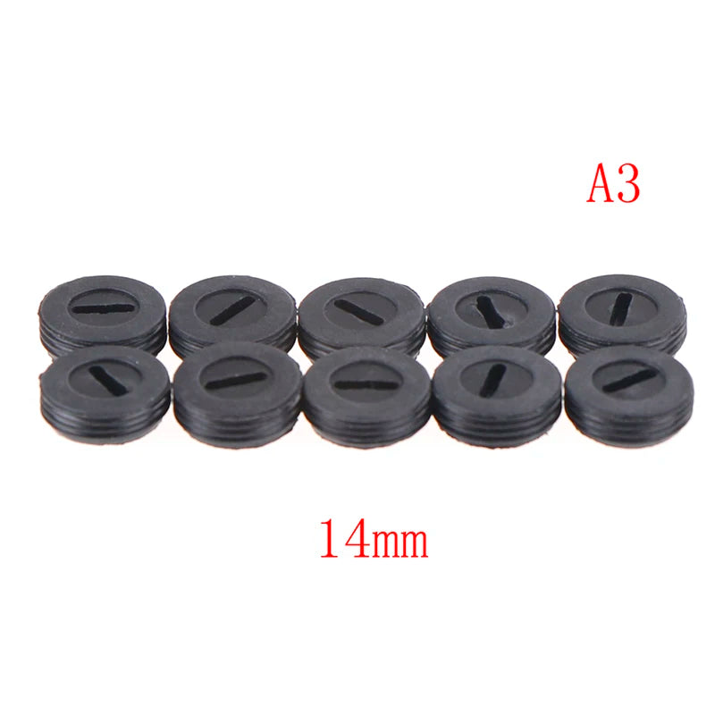 10Pcs Carbon Brush Holder Caps 12–22mm | Power Tool Covers