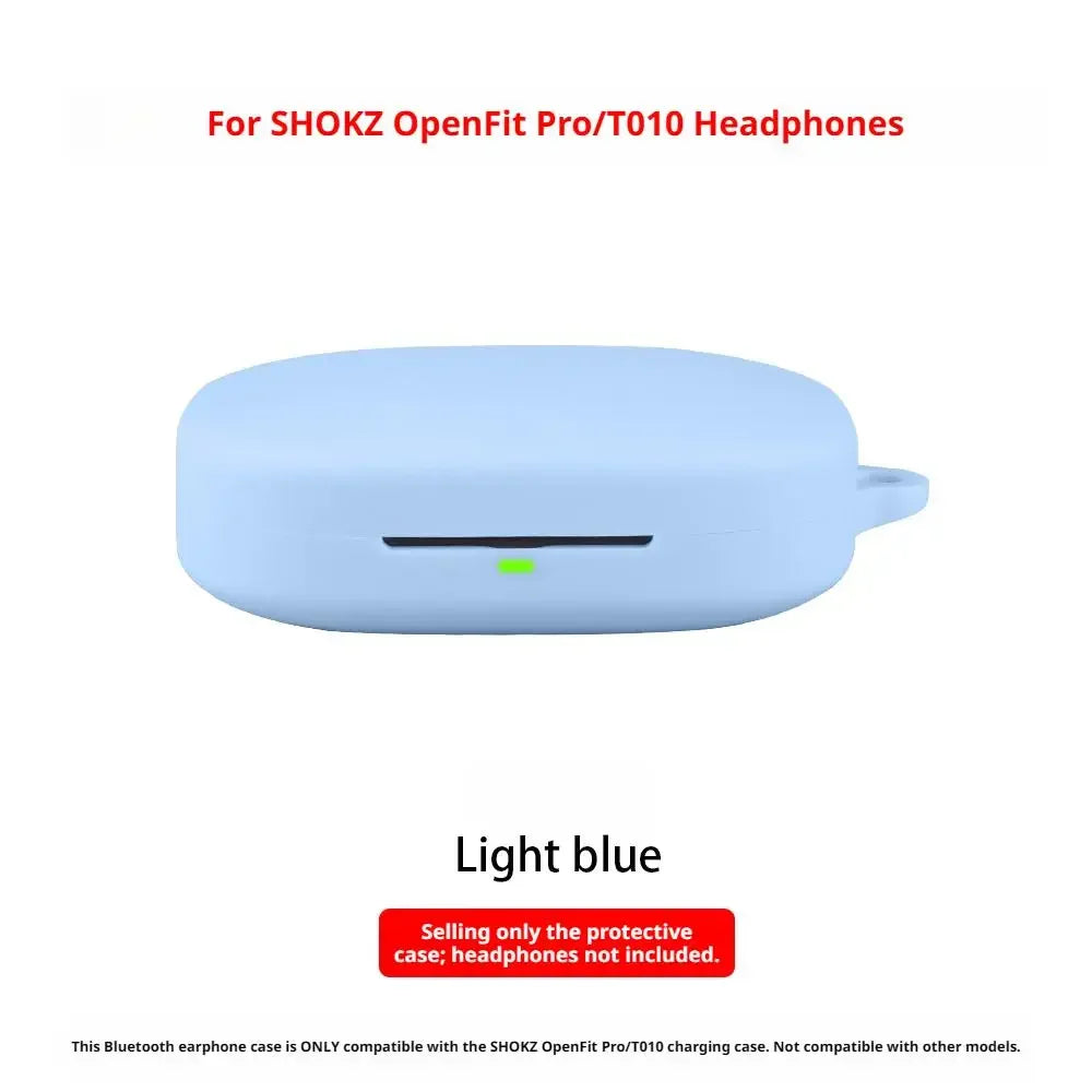Silicone Protective Case for SHOKZ OpenFit Pro T010 Wireless Headphone Protector Case Cover Shell Housing Anti-dust Sleeve Peaceful Pleasures Health and Wellness 08