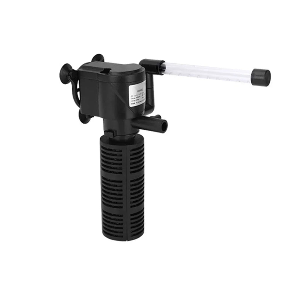 3-in-1 Submersible Aquarium Filter – Mini Fish Tank Water Purifier Peaceful Pleasures Health and Wellness rs 602 eu United States