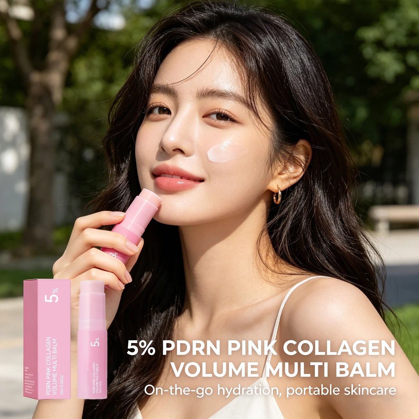 Volume Multi balm Nourishing Smoothing Dry Skin Fade Fine Lines Improve Dullness Brightening Plumping Face & Neck Skincare Stick Peaceful Pleasures Health and Wellness