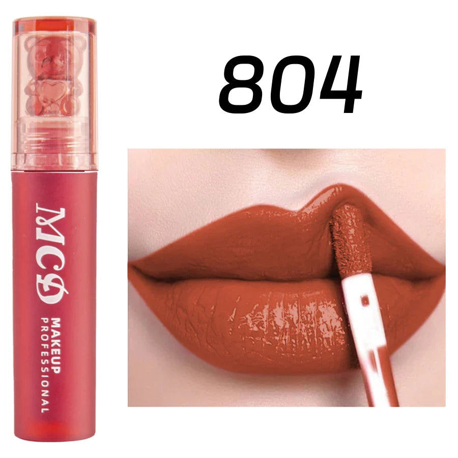 MCD 12-Color Lip Gloss Set – Matte Velvet Liquid Lipstick