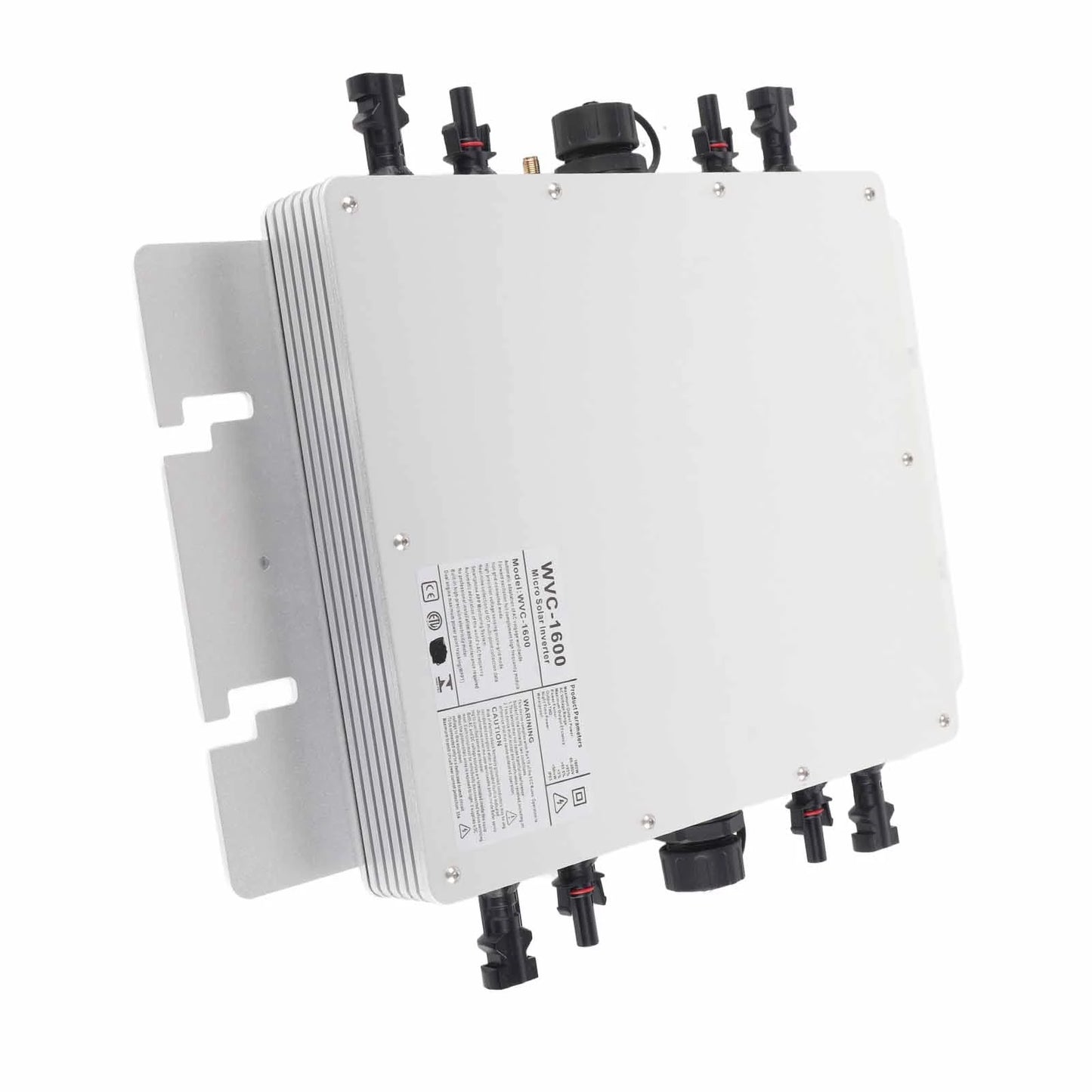 1600W Solar Grid Tie Inverter 120V 230V IP65 Waterproof Aluminum Alloy for Outdoor Roof Solar Microinverter Inverter Peaceful Pleasures Health and Wellness