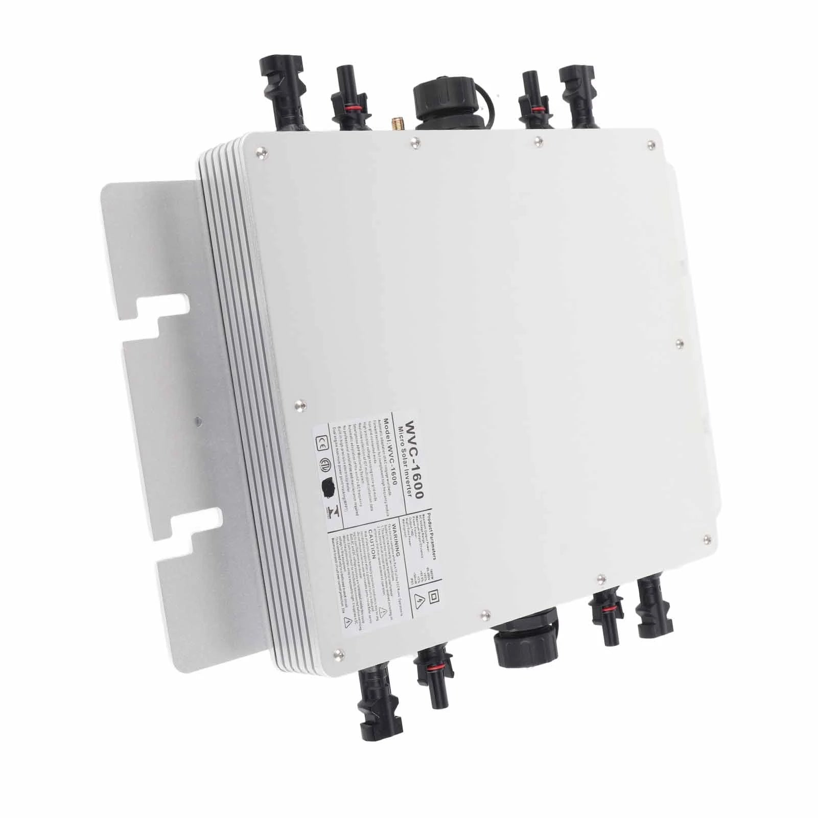 1600W Solar Grid Tie Inverter 120V 230V IP65 Waterproof Aluminum Alloy for Outdoor Roof Solar Microinverter Inverter Peaceful Pleasures Health and Wellness