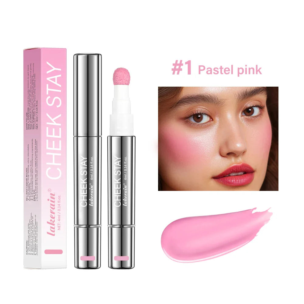 Liquid Blush Stick 6 Shades – Matte, Waterproof, Sponge Tip