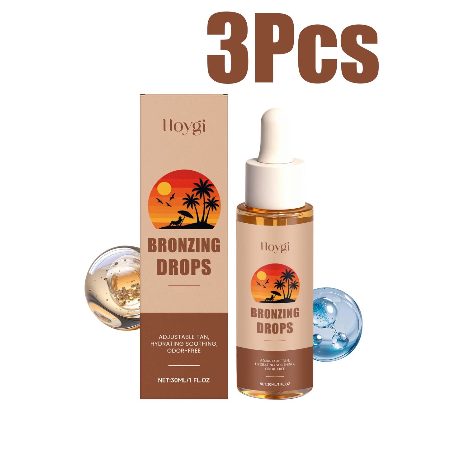 Sunless Tanning Drops – Bronzing, Hydrating & Vegan | 30ml