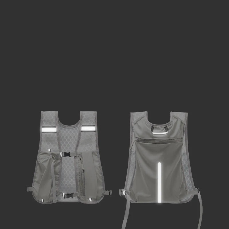 Outdoor Hiking Vest Bag Waterproof Nylon Material Cycling Bag Road Running and Hiking Backpack Peaceful Pleasures Health and Wellness