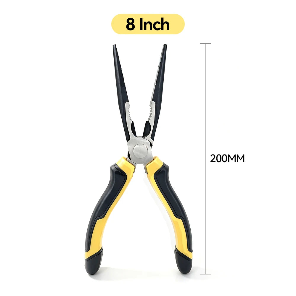 RDDSPON Needle Nose Pliers Hardware Tools Universal Wire Cutters Electricians Multifunctional Universal Diagonal Pliers for Home Peaceful Pleasures Health and Wellness 8 inch
