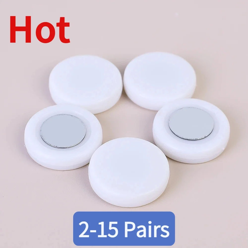 Strong Magnetic Hooks for Home & Fridge – 1–15 Pairs