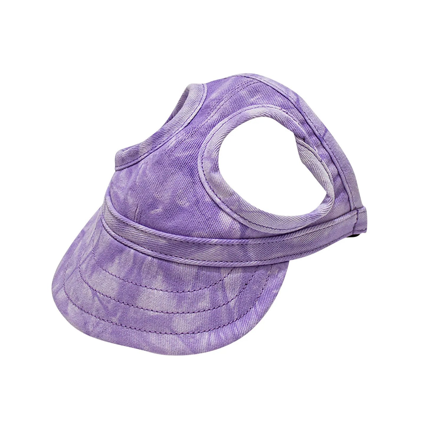 Dog Baseball Sun Visor Cap – Small Puppy Summer Hat