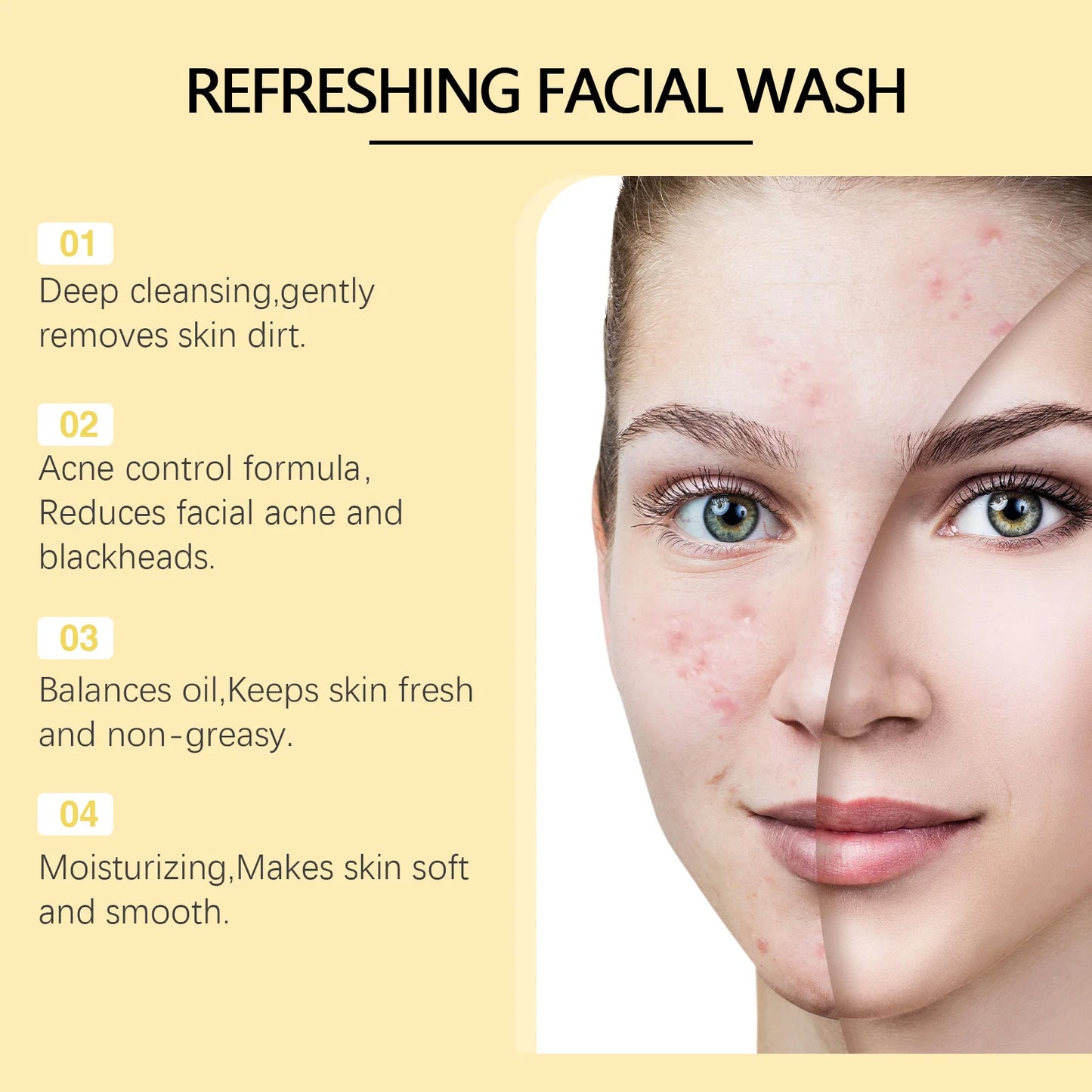 Gentle Honey Foam Face Wash | Oil Control Hydrating Cleanser