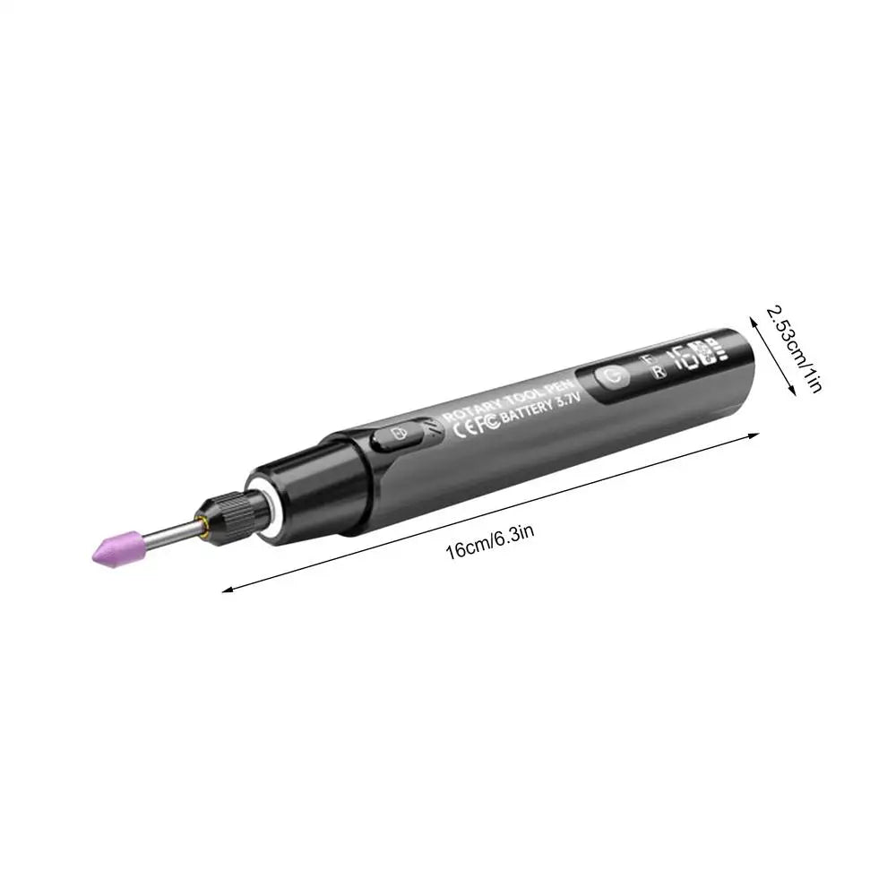 6-Speed Rechargeable Rotary Tool Kit | Engraving Pen & LED