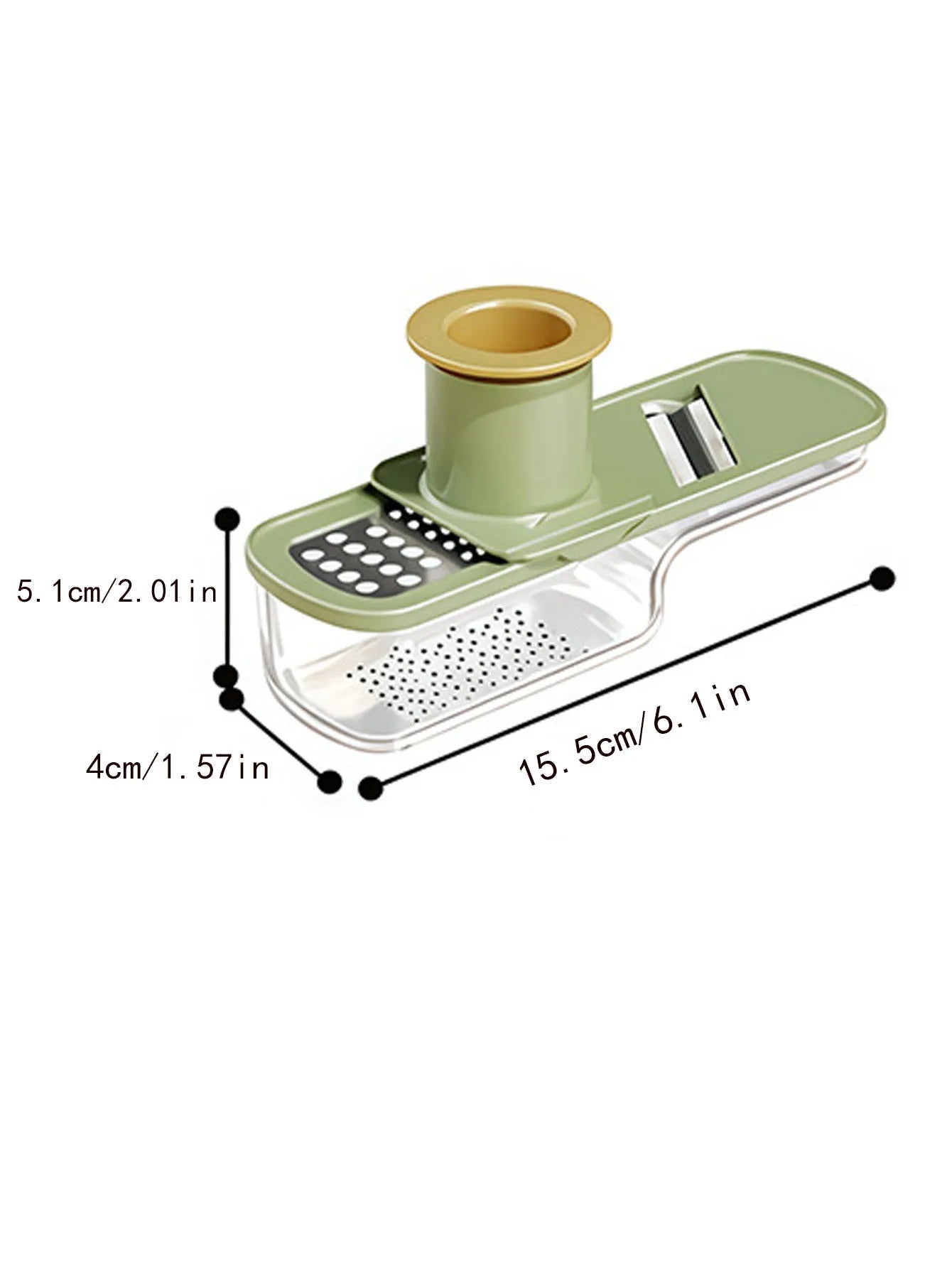  1Pcs 3-in-1 Multifunctional Manual Ginger and Garlic Grinder Home Kitchen Slicer All Grinder Kitchen Tools Peaceful Pleasures Health and Wellness