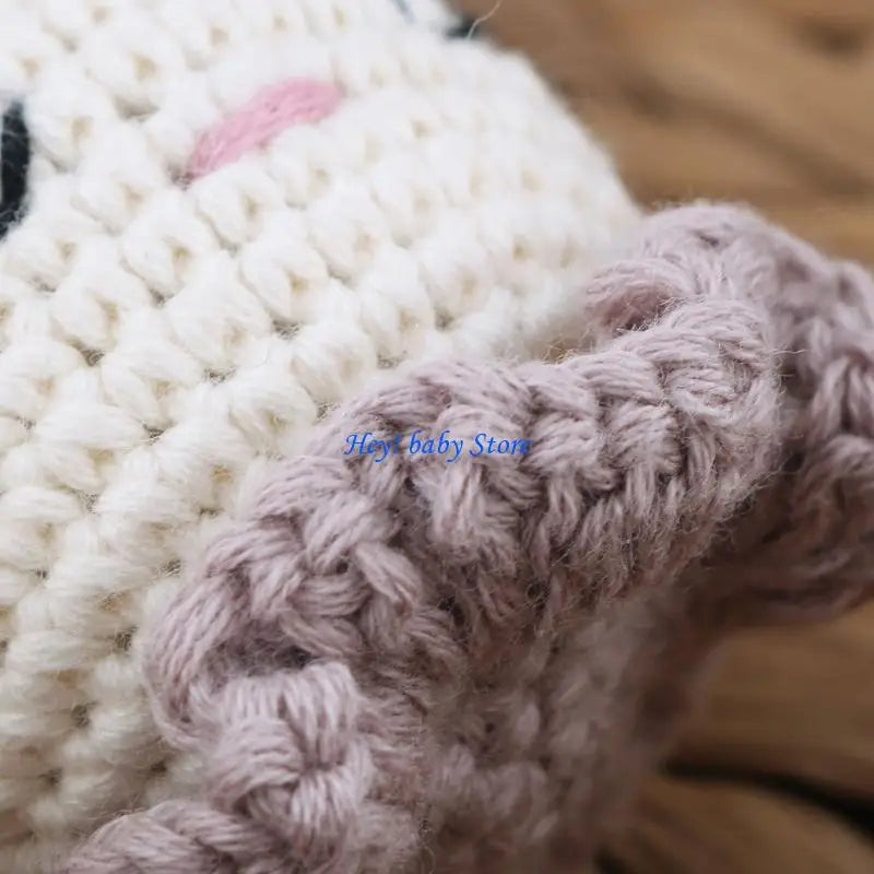 Crochet Rabbit Pacifier Chain Clip Baby Teething Toy DIY