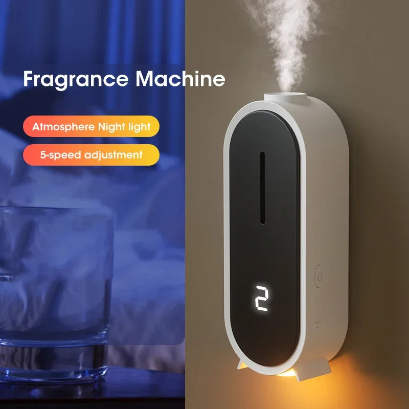 Ultrasonic Essential Oil Diffuser, Portable Aromatherapy Machine with 50ml Water Tank, Humidifier for Home Bedroom Office Peaceful Pleasures Health and Wellness Diffuser Machine