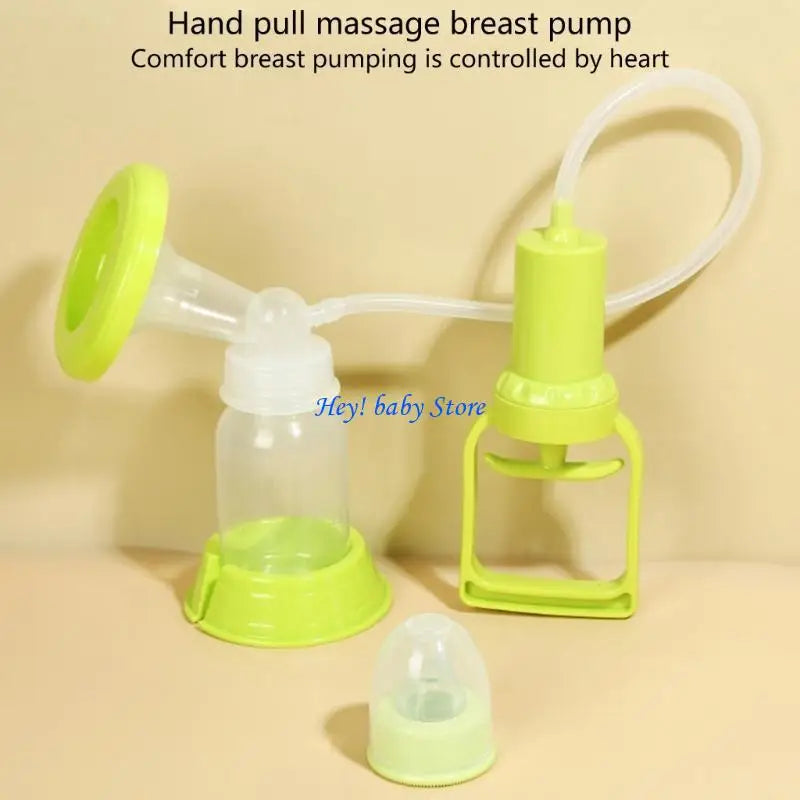 Manual Breast Pump with Bottle – BPA Free, Strong Suction