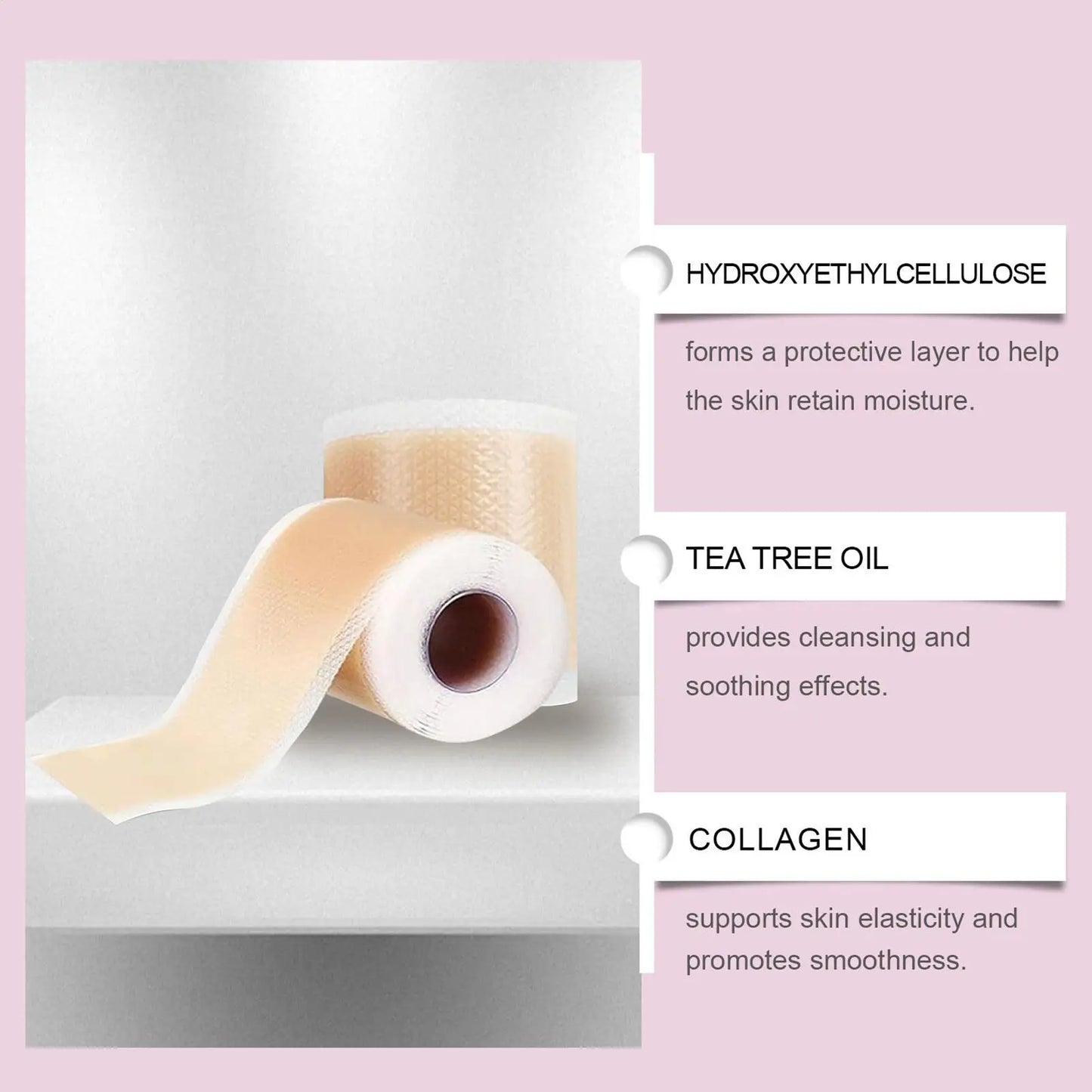 Silicone Scar Sheet Tape Roll – Waterproof & Breathable Silicone Scar Tape Peaceful Pleasures Health and Wellness
