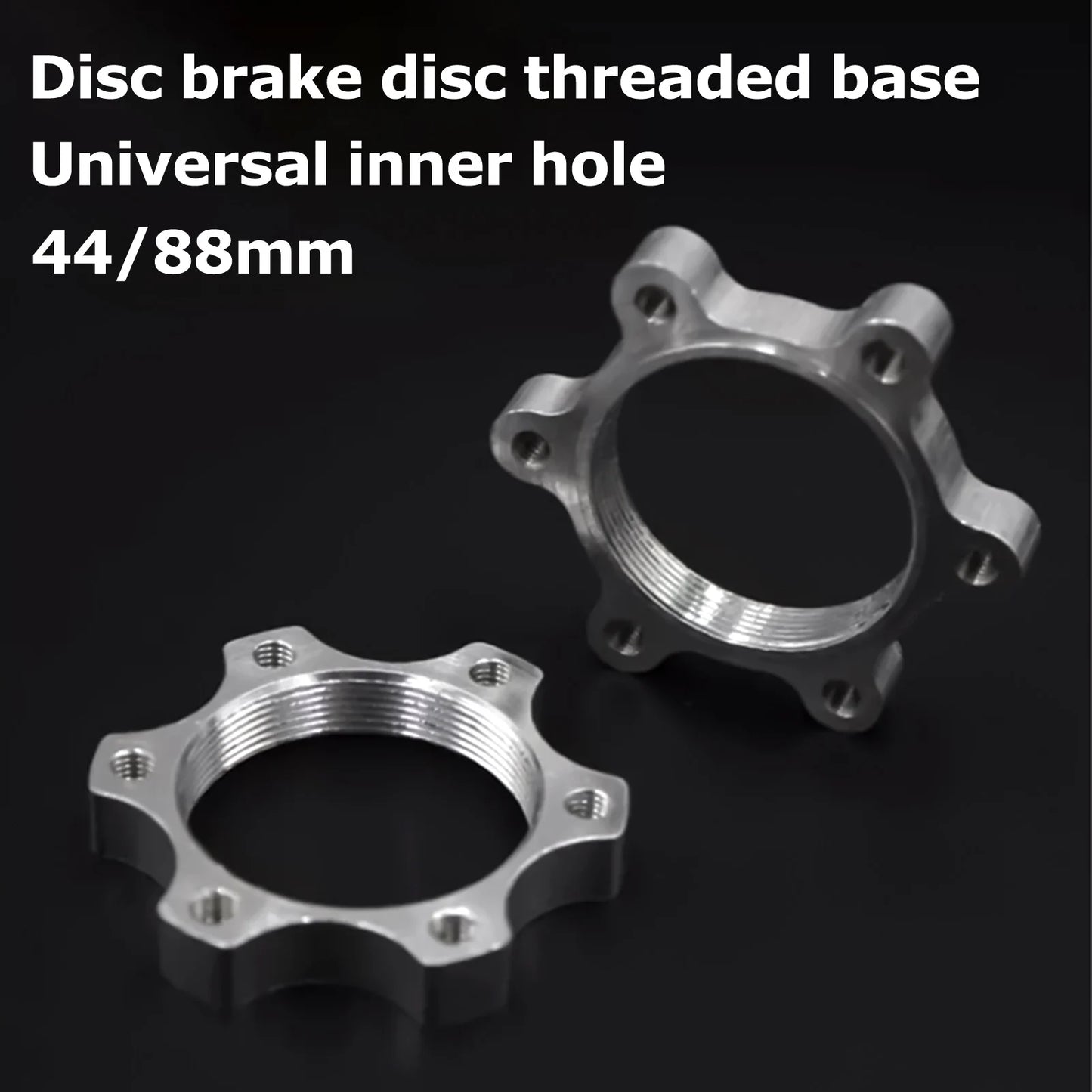 Bike Disc Brake Rotor Adapter Hardness Cycling Parts 6 Holes Brake Discs for Bicycle Decorative Accessories Peaceful Pleasures Health and Wellness