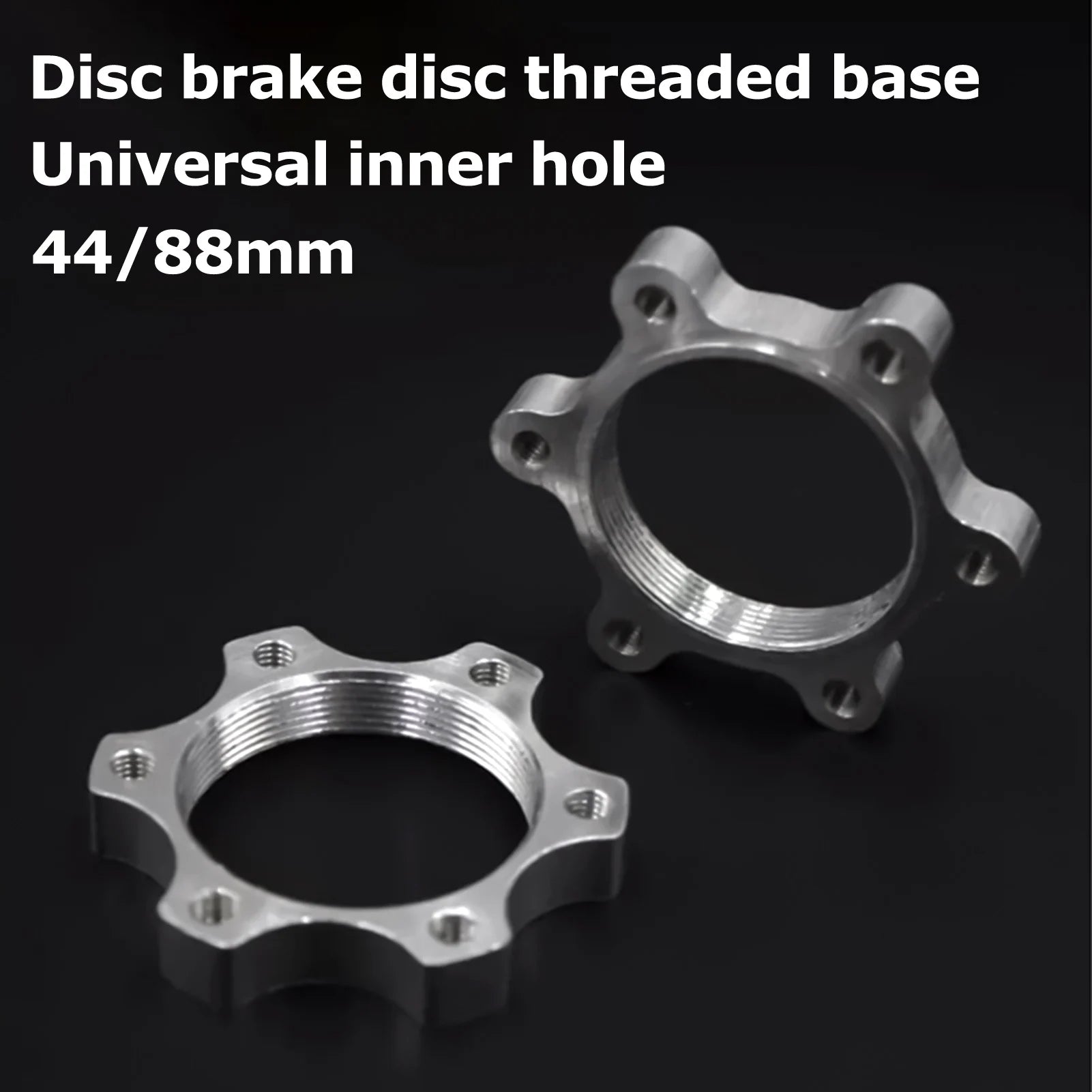 Bike Disc Brake Rotor Adapter Hardness Cycling Parts 6 Holes Brake Discs for Bicycle Decorative Accessories Peaceful Pleasures Health and Wellness