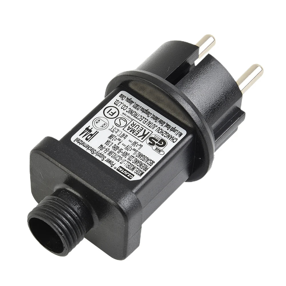 LED Fairy Lights Power Supply Adapter Transformer Driver Plastic IP44